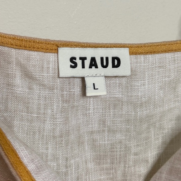 STAUD Laura Linen Dress Pastel Colors - Picture 9 of 14